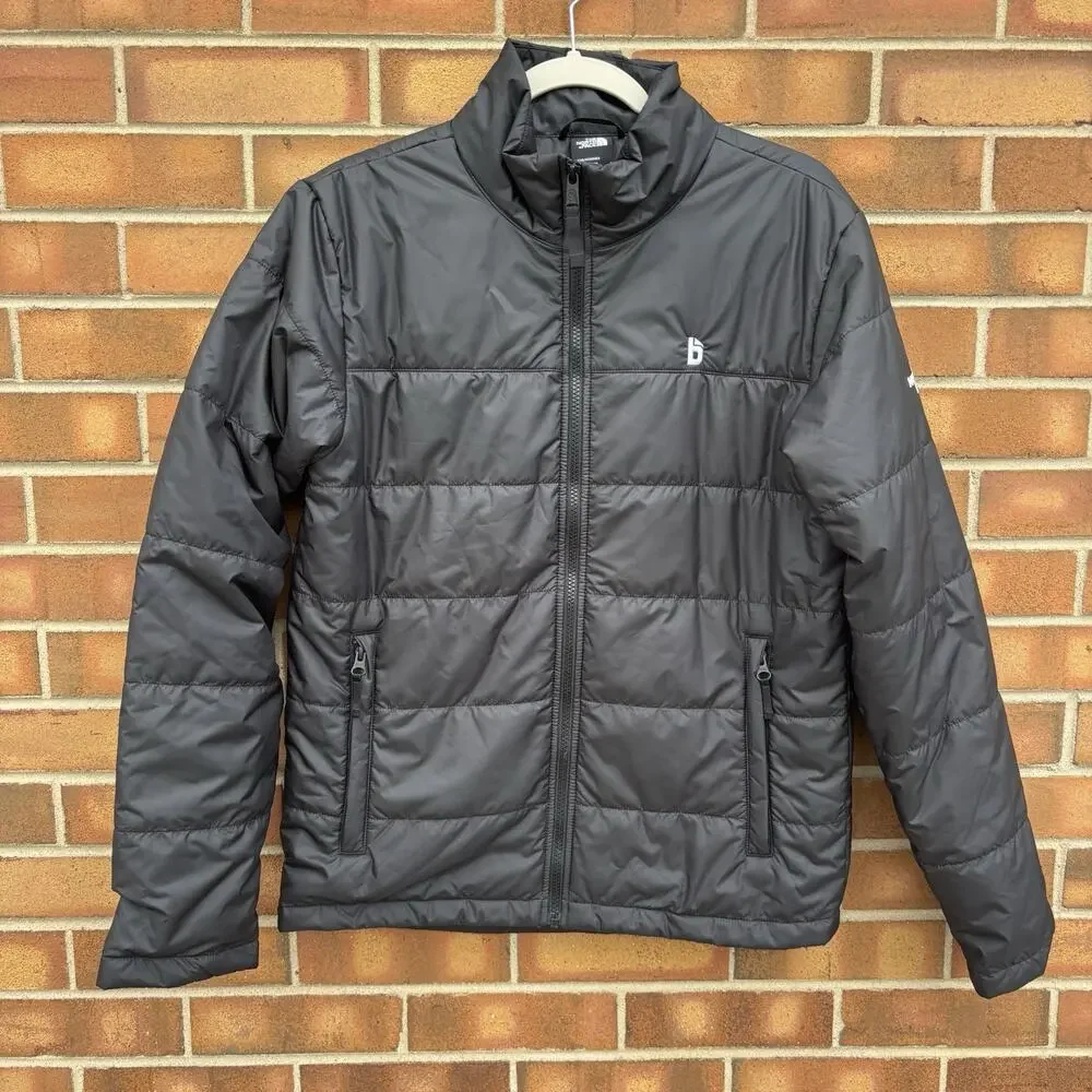 The North Face Everyday Insulated Jacket Mens Small Black Puffer Embroidery Logo